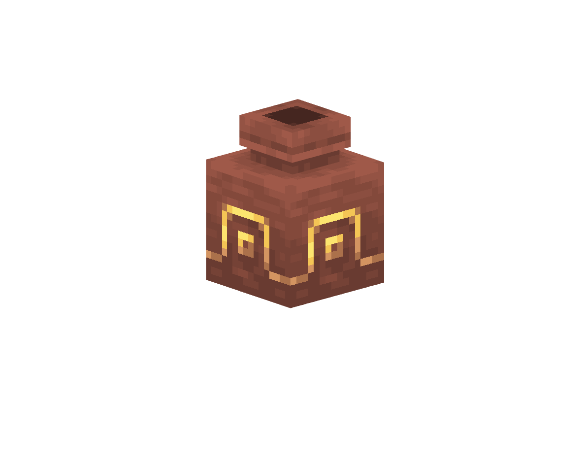 декоративный горшок — предмет ресурспака minecraft специально для сервера foxward