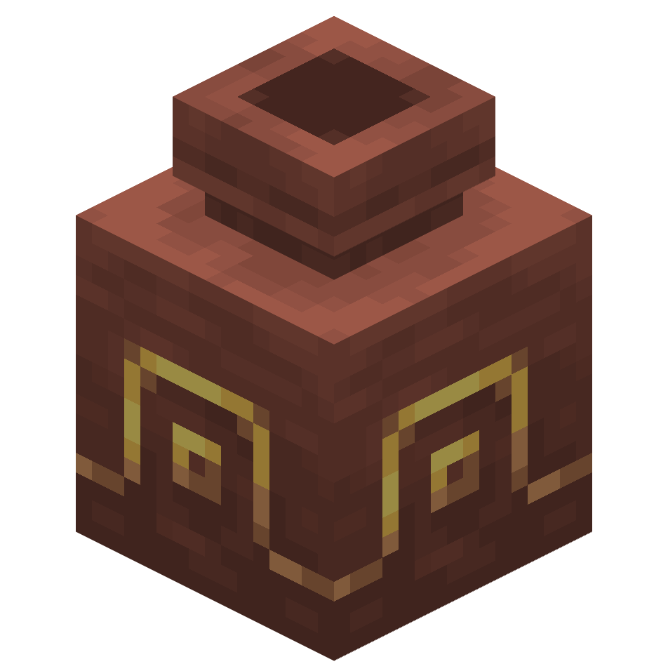 декоративный горшок, decorated pot — предмет ресурспака minecraft специально для сервера foxward