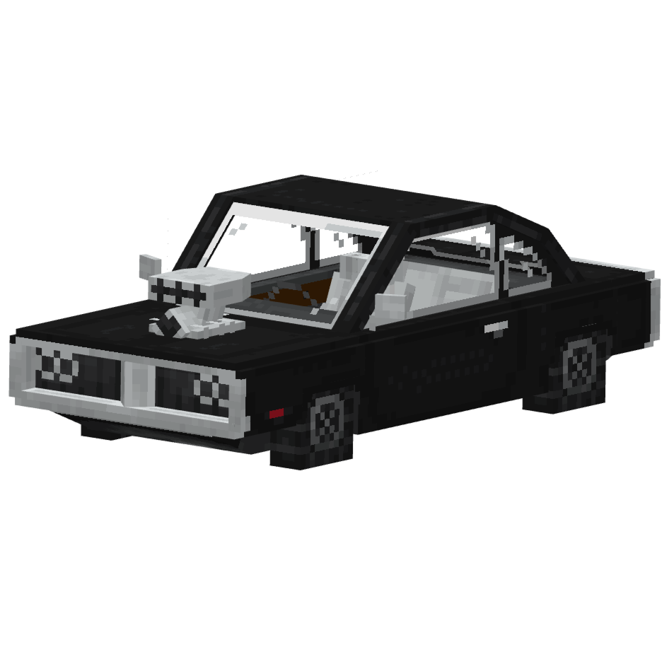 додж чарджер черный v8, dodge charger black v8 — предмет ресурспака minecraft специально для сервера foxward