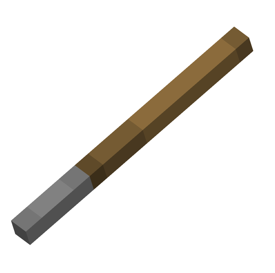 барабанная палочка, drum stick — предмет ресурспака minecraft специально для сервера foxward