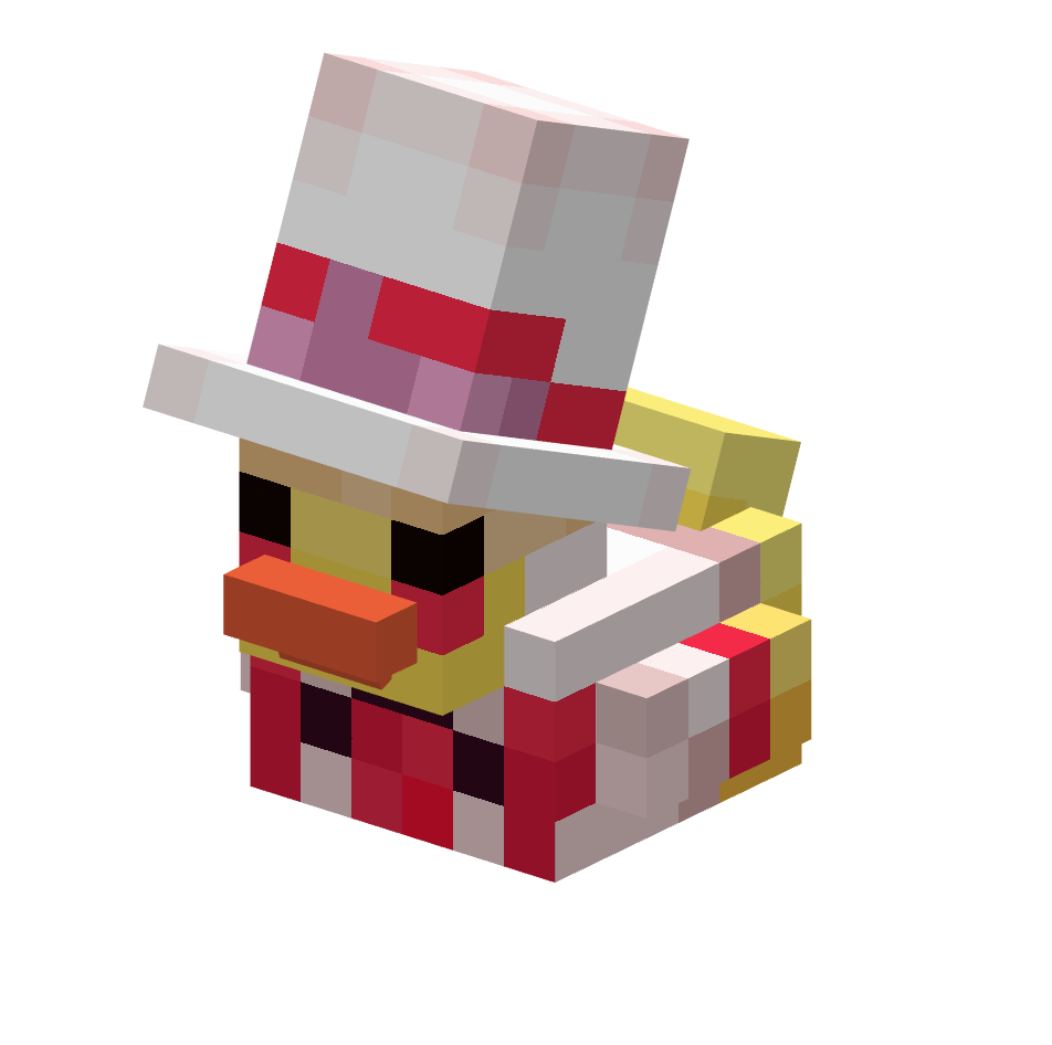 уточка люцифер, duck lucifer — предмет ресурспака minecraft специально для сервера foxward
