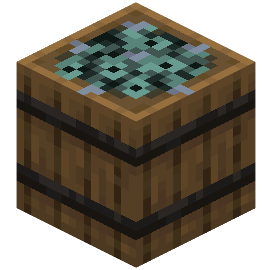 бочка с рыбой, fish barrel — предмет ресурспака minecraft специально для сервера foxward