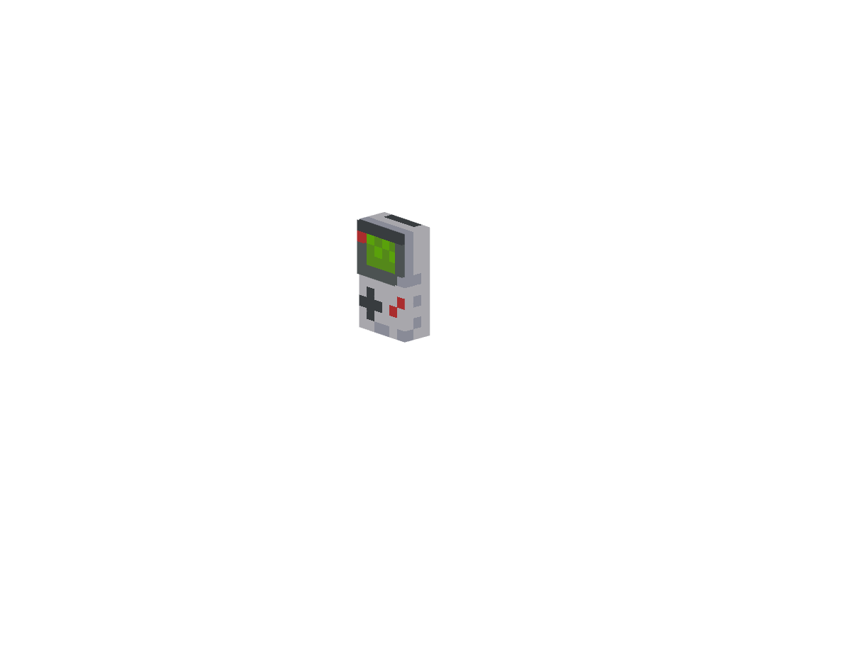 гейм бой — предмет ресурспака minecraft специально для сервера foxward