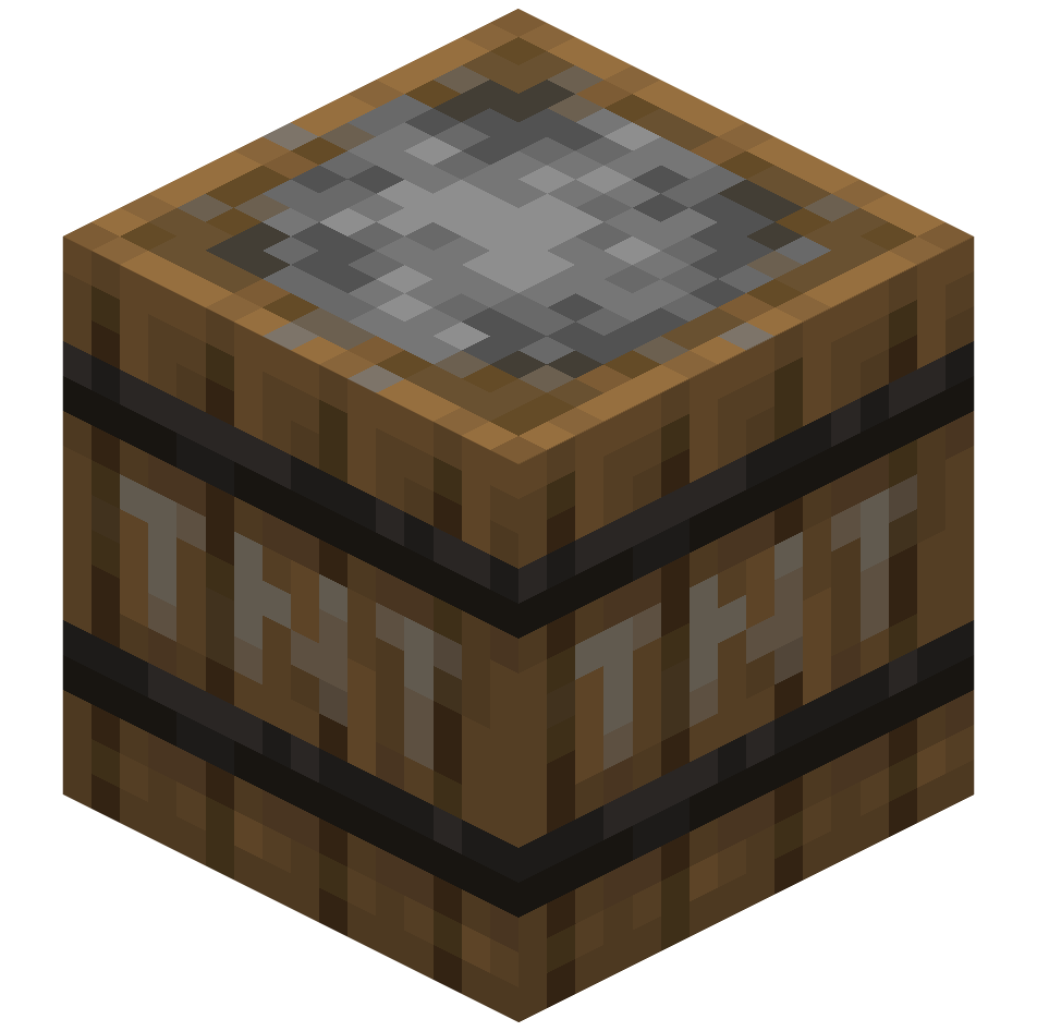 бочка с порохом, gunpowder barrel — предмет ресурспака minecraft специально для сервера foxward