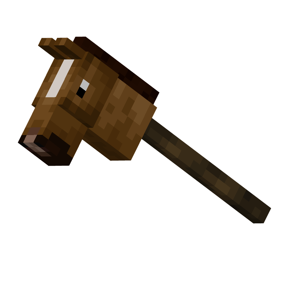 лошадь на палке, hobbyhorse — предмет ресурспака minecraft специально для сервера foxward