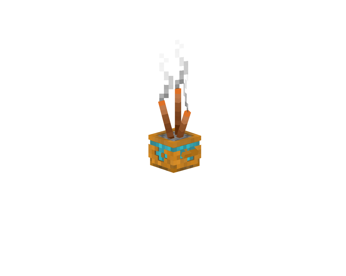 благовония — предмет ресурспака minecraft специально для сервера foxward