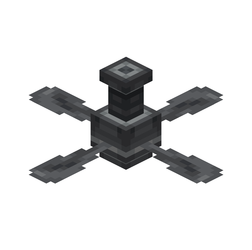 выключенный промышленный вентилятор, industrial fan off — предмет ресурспака minecraft специально для сервера foxward