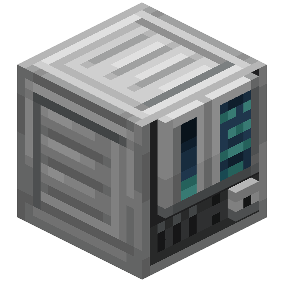 железный шкаф с экраном, iron display cabinet — предмет ресурспака minecraft специально для сервера foxward