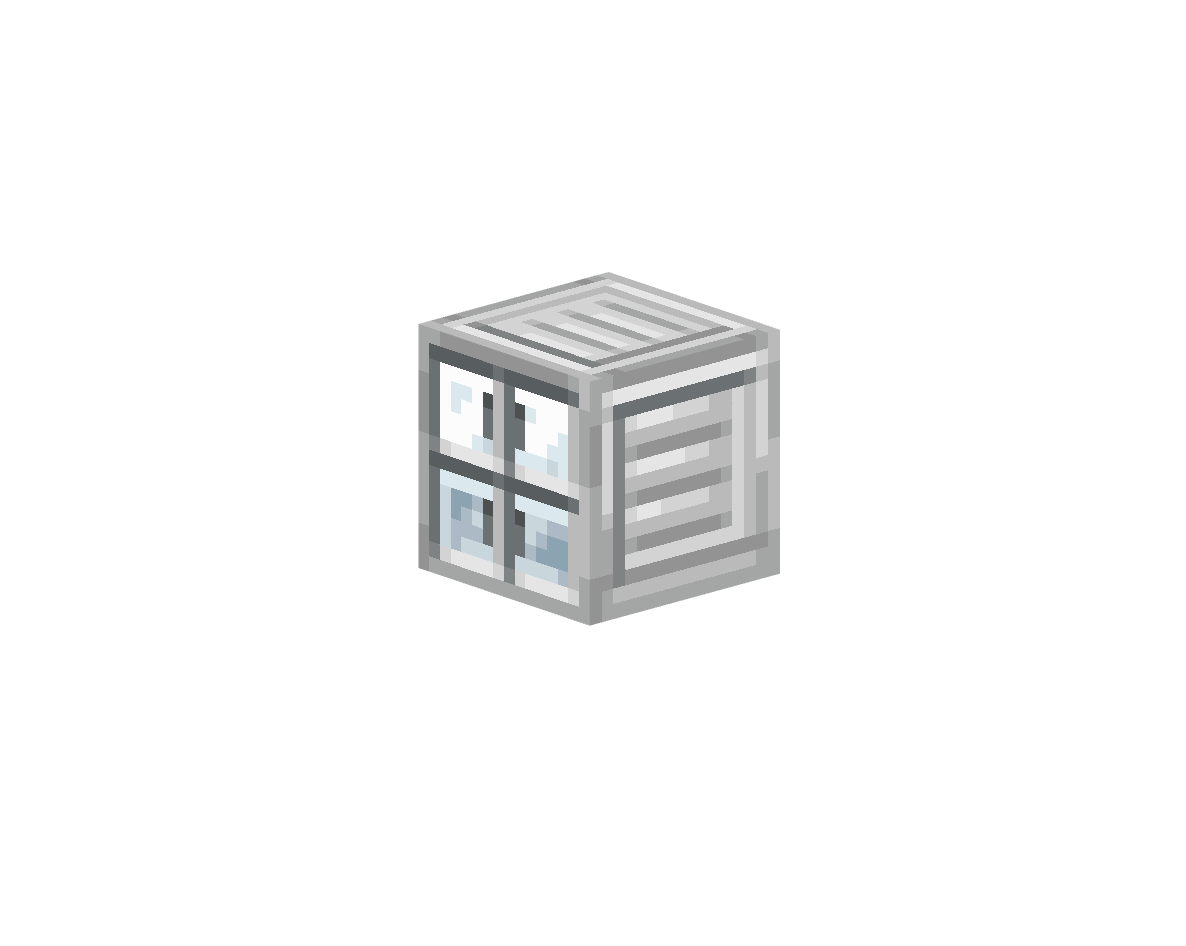 железный шкаф с зеркалом — предмет ресурспака minecraft специально для сервера foxward