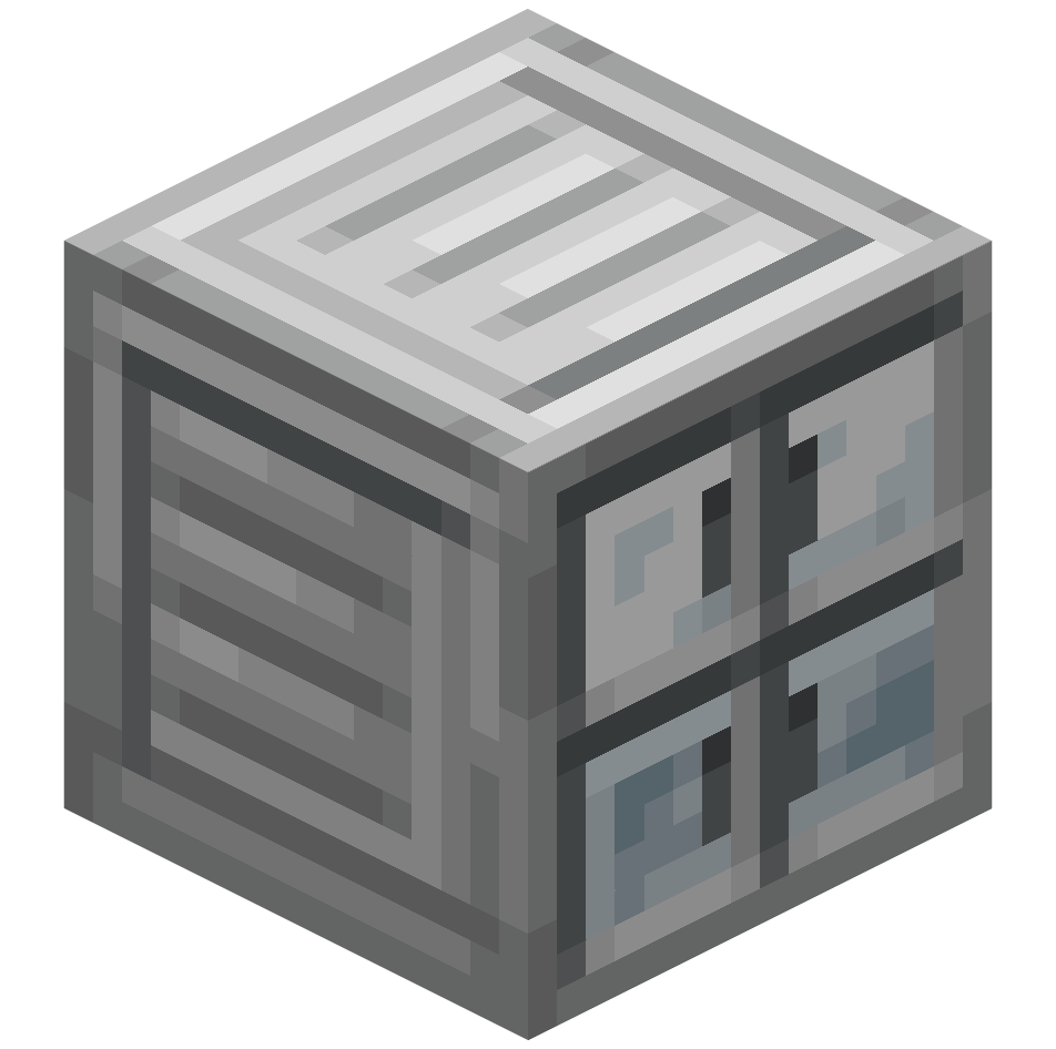 железный шкаф с зеркалом, iron mirror cabinet — предмет ресурспака minecraft специально для сервера foxward