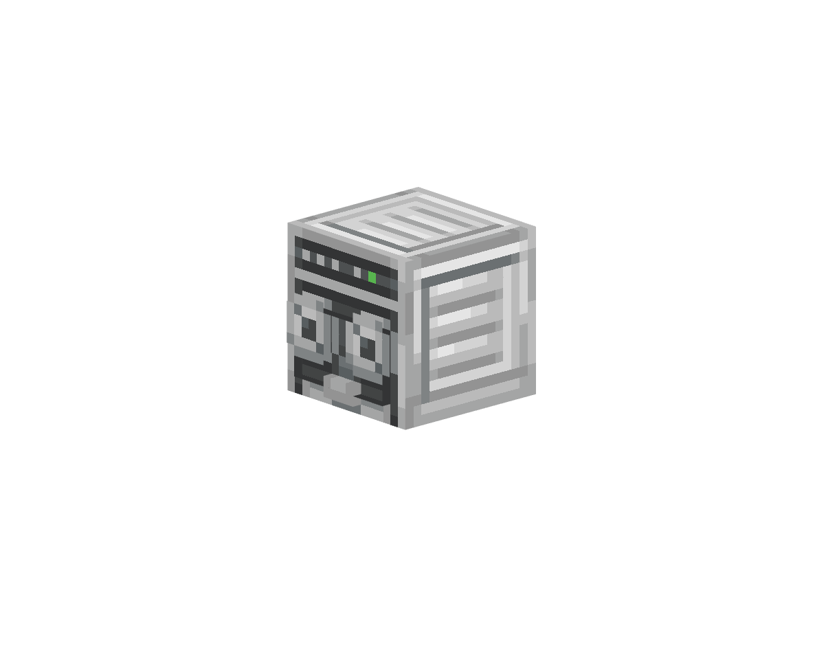 железный шкаф с бобинами — предмет ресурспака minecraft специально для сервера foxward