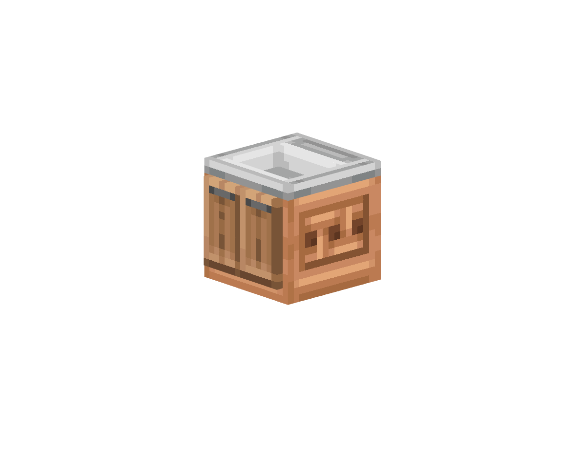 раковина из тропического дерева — предмет ресурспака minecraft специально для сервера foxward