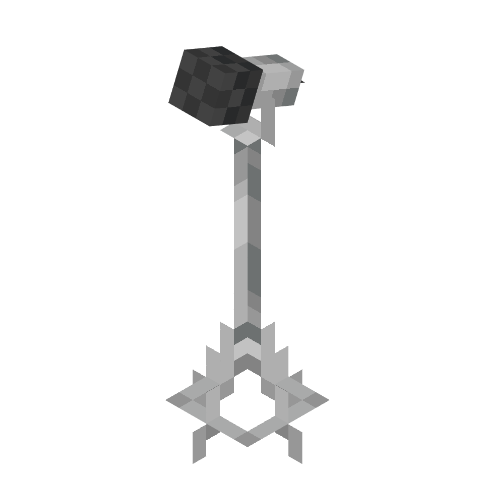 стойка с микрофоном, microphone stand — предмет ресурспака minecraft специально для сервера foxward