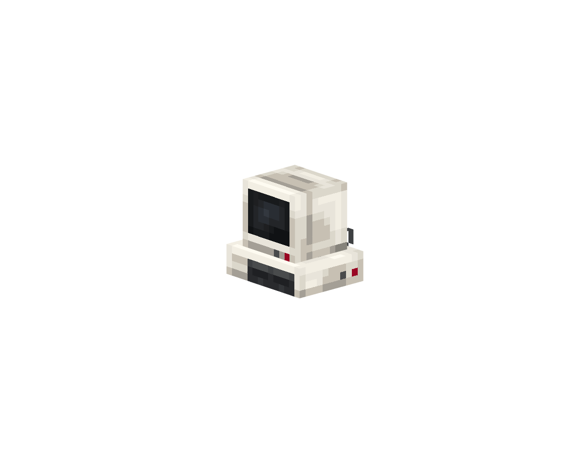 старый монитор — предмет ресурспака minecraft специально для сервера foxward