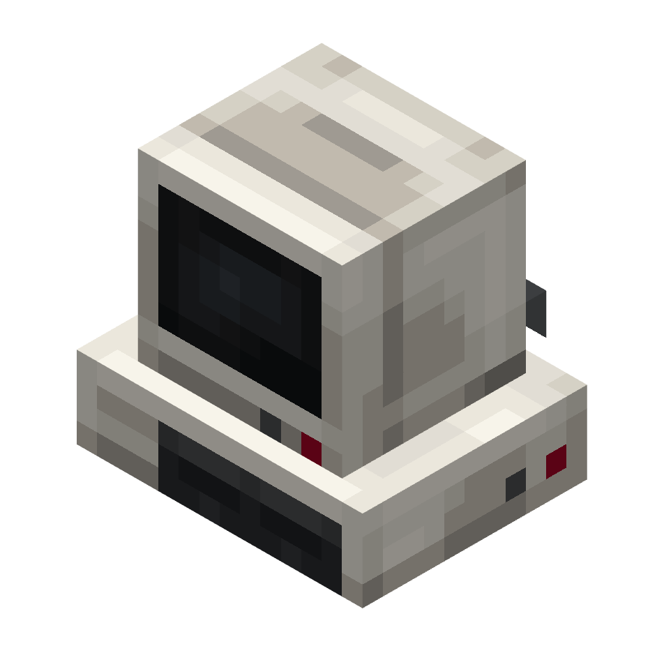 старый монитор, monitor old — предмет ресурспака minecraft специально для сервера foxward