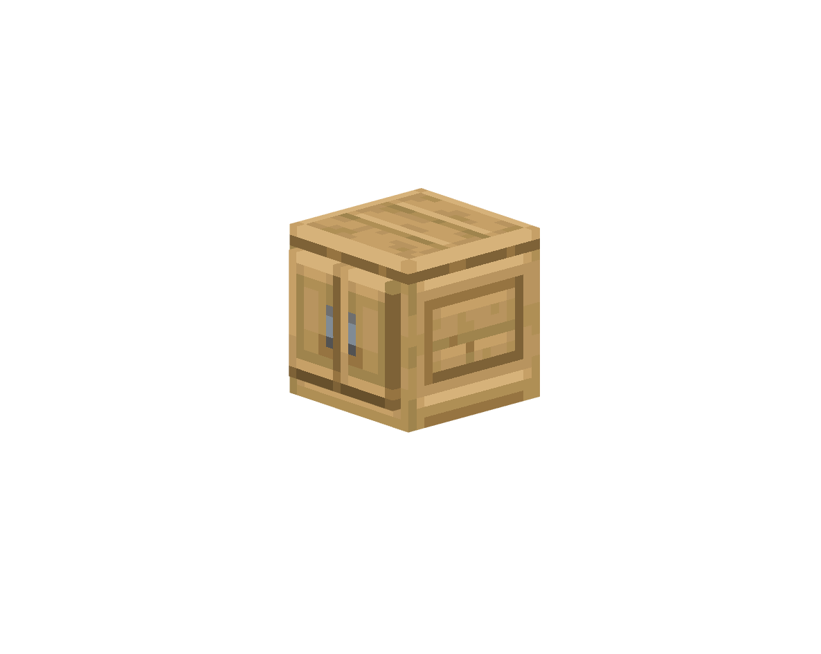 верхний дубовый шкаф с 2 ящиками — предмет ресурспака minecraft специально для сервера foxward