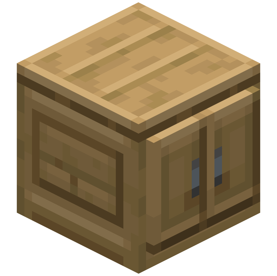 верхний дубовый шкаф с 2 ящиками, oak 2 drawers cabinet top — предмет ресурспака minecraft специально для сервера foxward