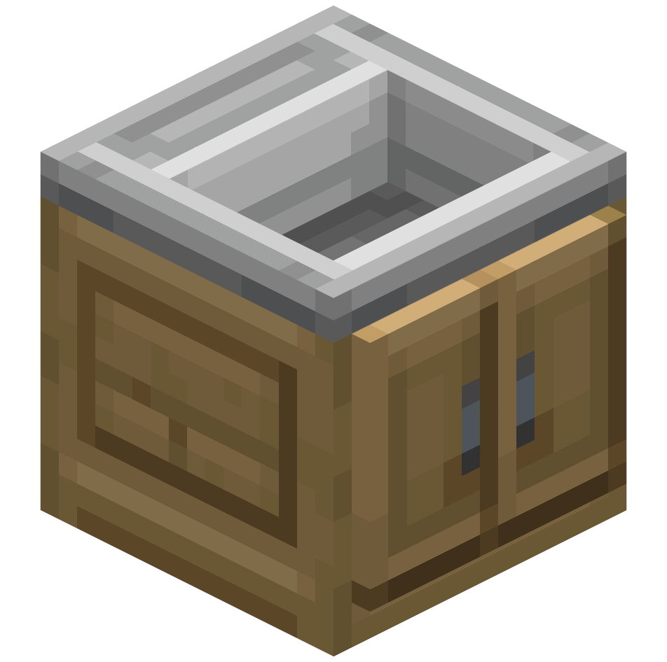 дубовая раковина, oak sink — предмет ресурспака minecraft специально для сервера foxward