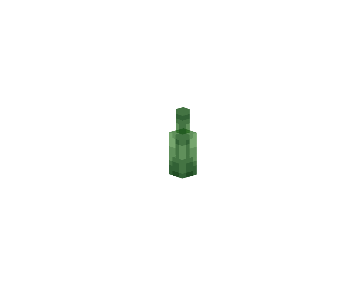 старая бутылка — предмет ресурспака minecraft специально для сервера foxward