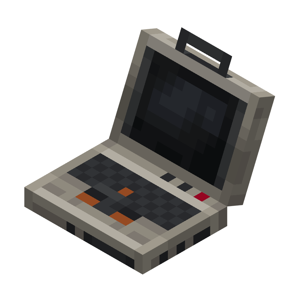 старый ноутбук, old laptop — предмет ресурспака minecraft специально для сервера foxward