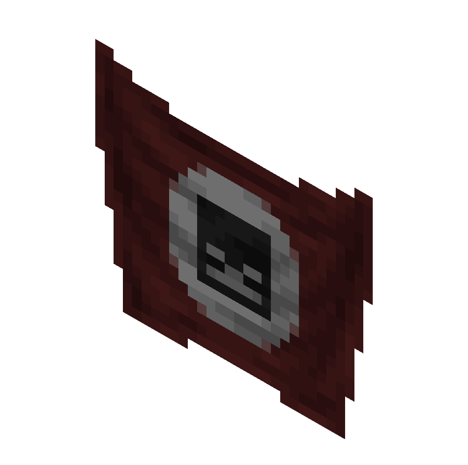 настенный флаг пиратского рейха, pirate reich wall flag — предмет ресурспака minecraft специально для сервера foxward