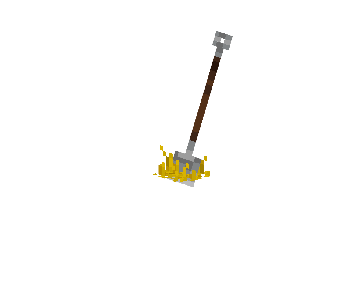 вилы в сене — предмет ресурспака minecraft специально для сервера foxward