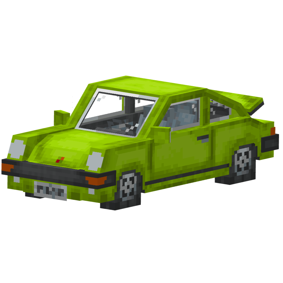 порше 911 лайм, porsche 911 carrera lime — предмет ресурспака minecraft специально для сервера foxward
