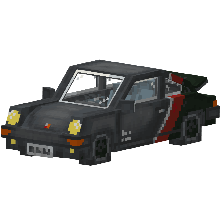 порше 911, porsche 911 carrera silverhand — предмет ресурспака minecraft специально для сервера foxward