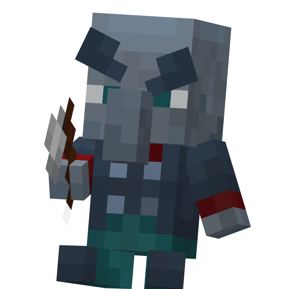 игрушка поборник, range illager — предмет ресурспака minecraft специально для сервера foxward
