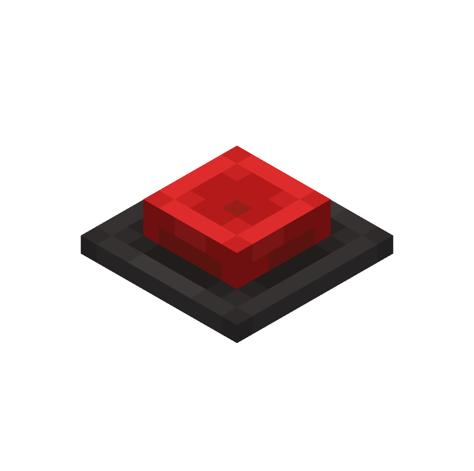 красная кнопка, red button — предмет ресурспака minecraft специально для сервера foxward