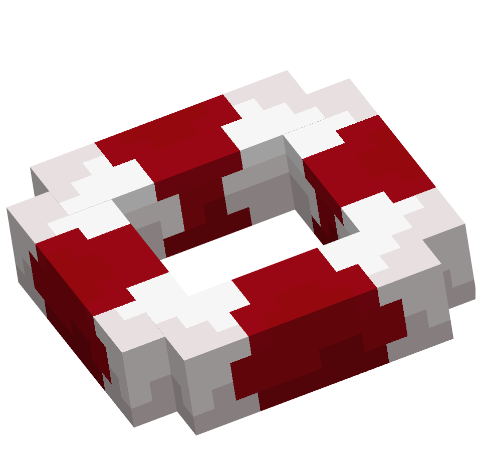 красный круг для плавания, red pool ring — предмет ресурспака minecraft специально для сервера foxward