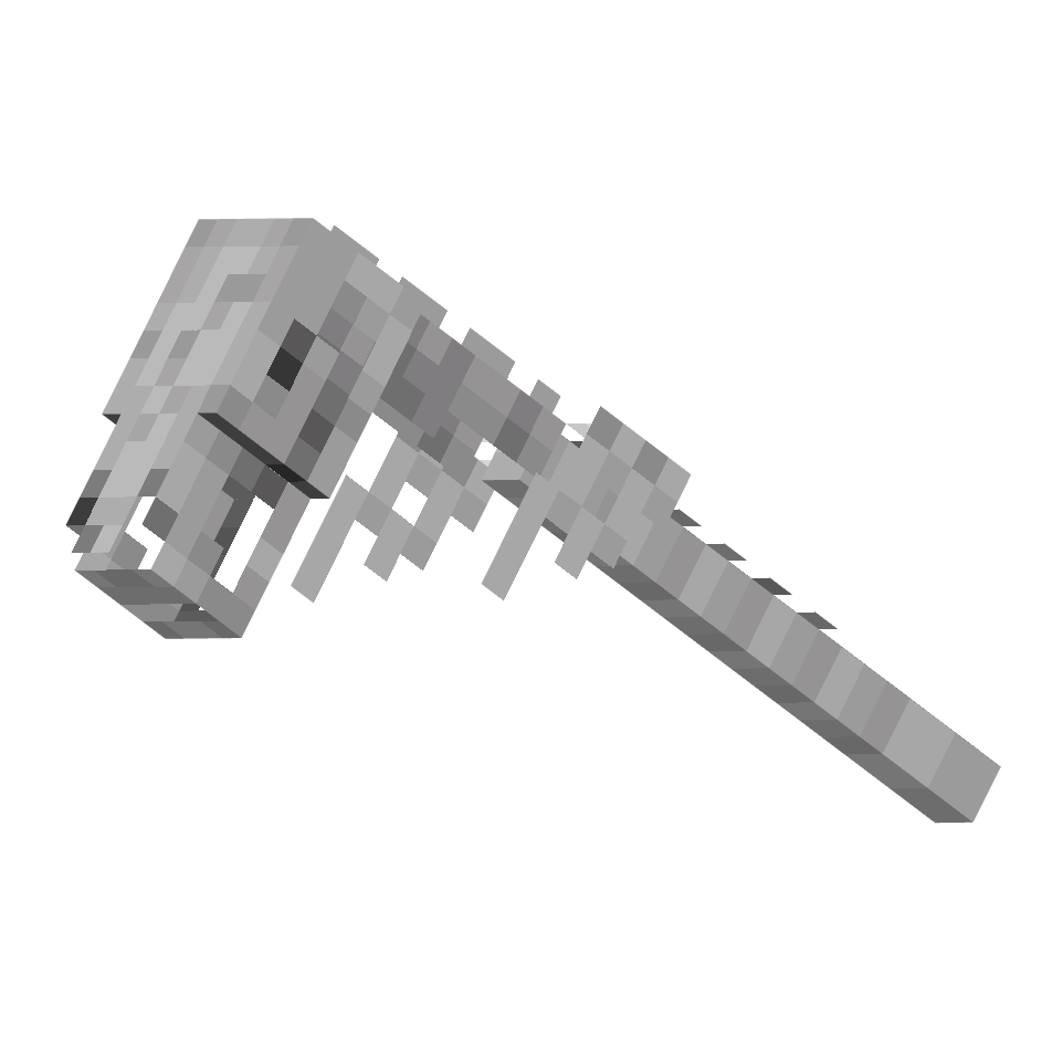 скелет лошадь на палке, skeleton hobbyhorse — предмет ресурспака minecraft специально для сервера foxward