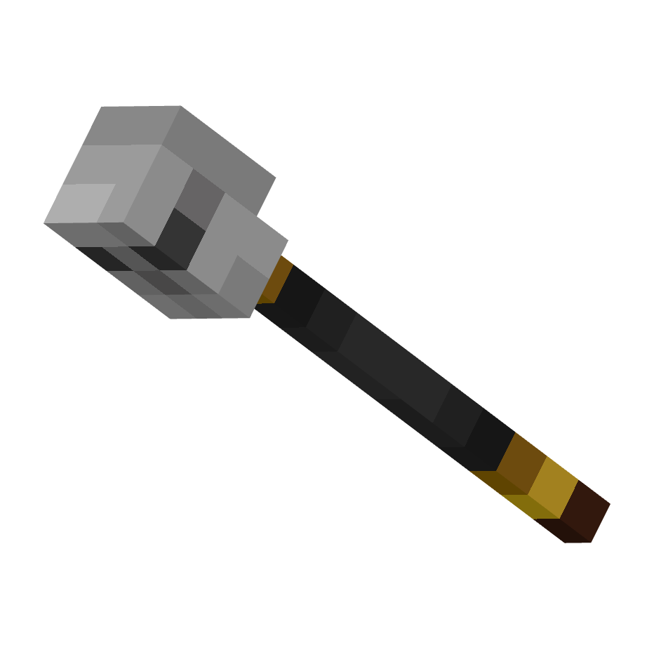 трость с черепом, skull walking cane — предмет ресурспака minecraft специально для сервера foxward