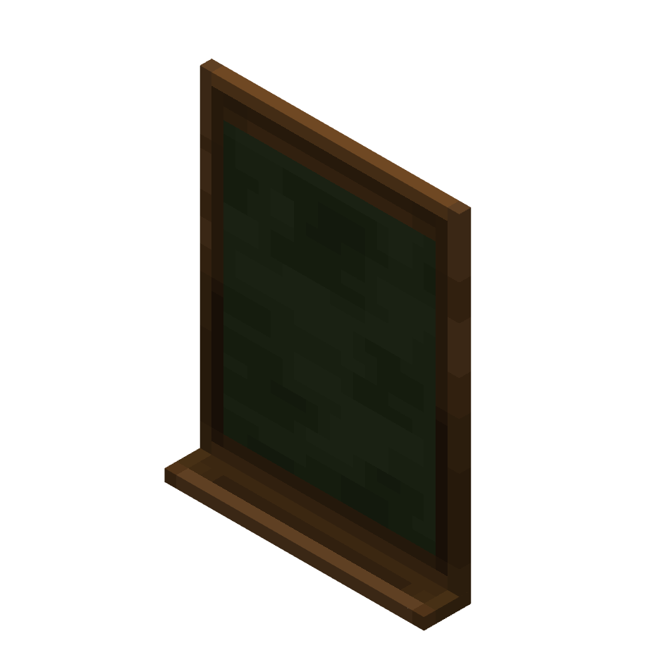 маленькая школьная доска, small blackboard — предмет ресурспака minecraft специально для сервера foxward