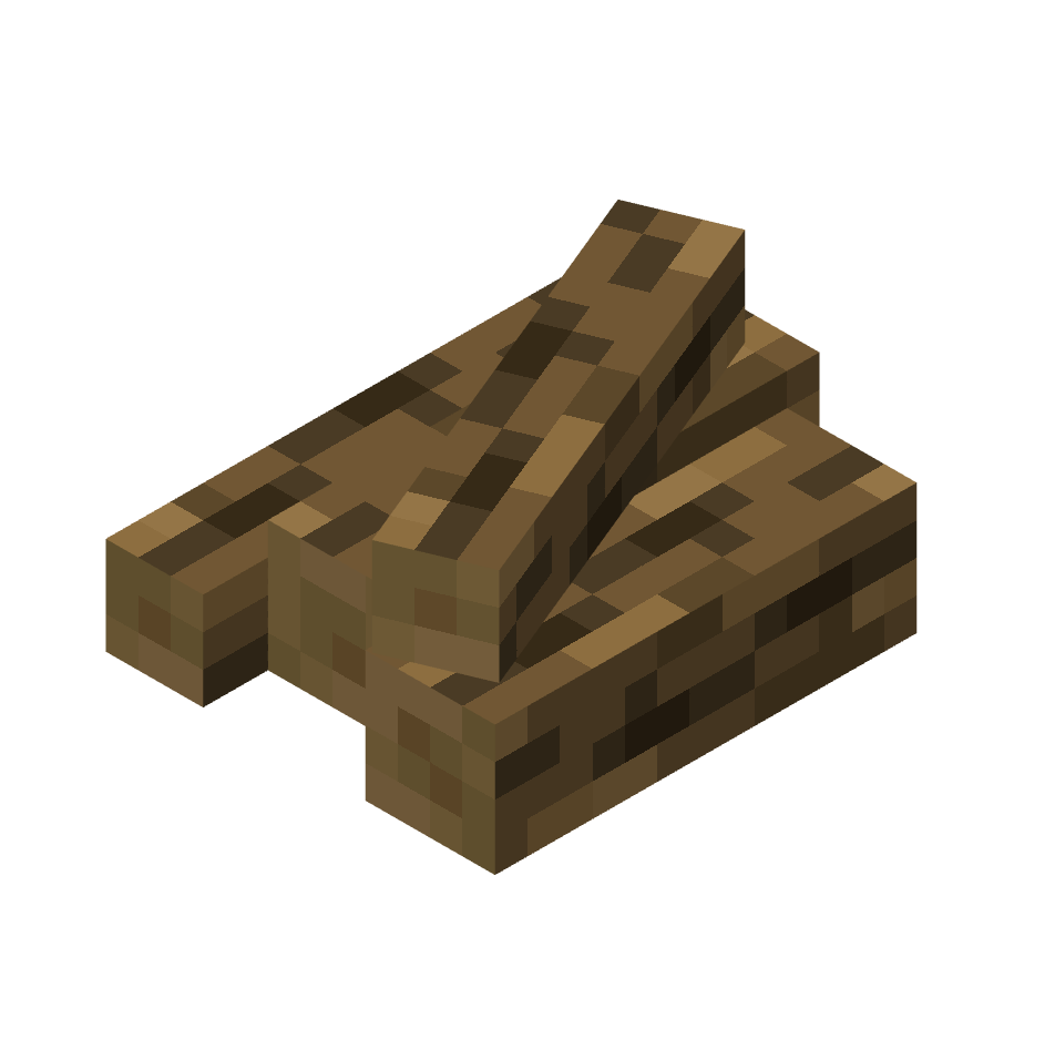 маленькая вязанка дров, small cord of wood — предмет ресурспака minecraft специально для сервера foxward