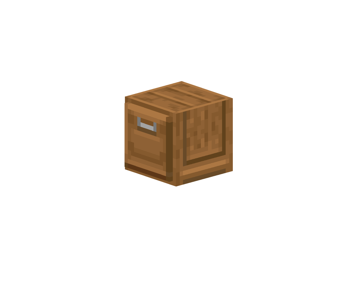еловый шкаф с ящиком — предмет ресурспака minecraft специально для сервера foxward