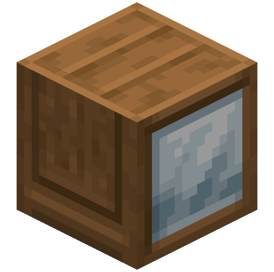 еловый шкаф с зеркалом, spruce mirror cabinet — предмет ресурспака minecraft специально для сервера foxward