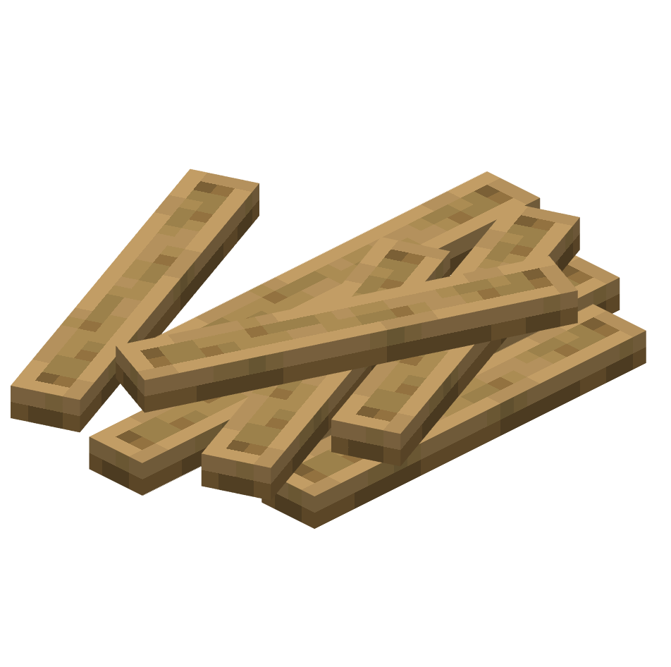 стопка досок, stack of planks — предмет ресурспака minecraft специально для сервера foxward