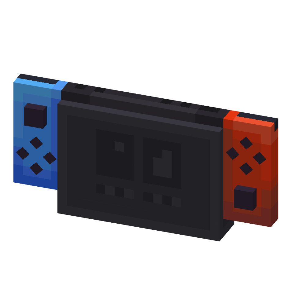 нинтендо свитч в станции, switch3 — предмет ресурспака minecraft специально для сервера foxward