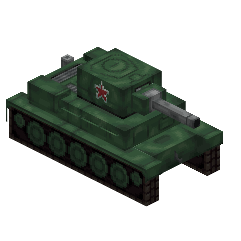 t-34, t34 tank kpspsp — предмет ресурспака minecraft специально для сервера foxward
