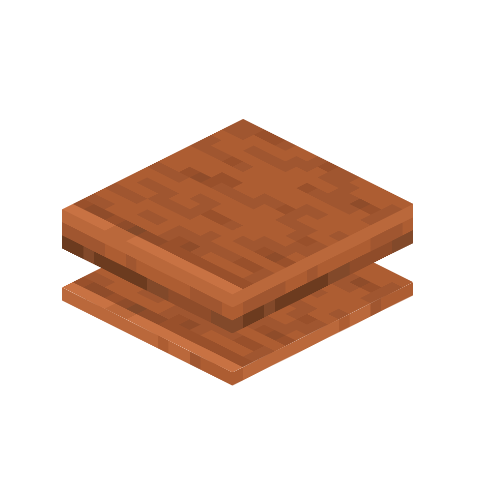 край стола из акации, acacia_table_edge — предмет ресурспака minecraft специально для сервера foxward
