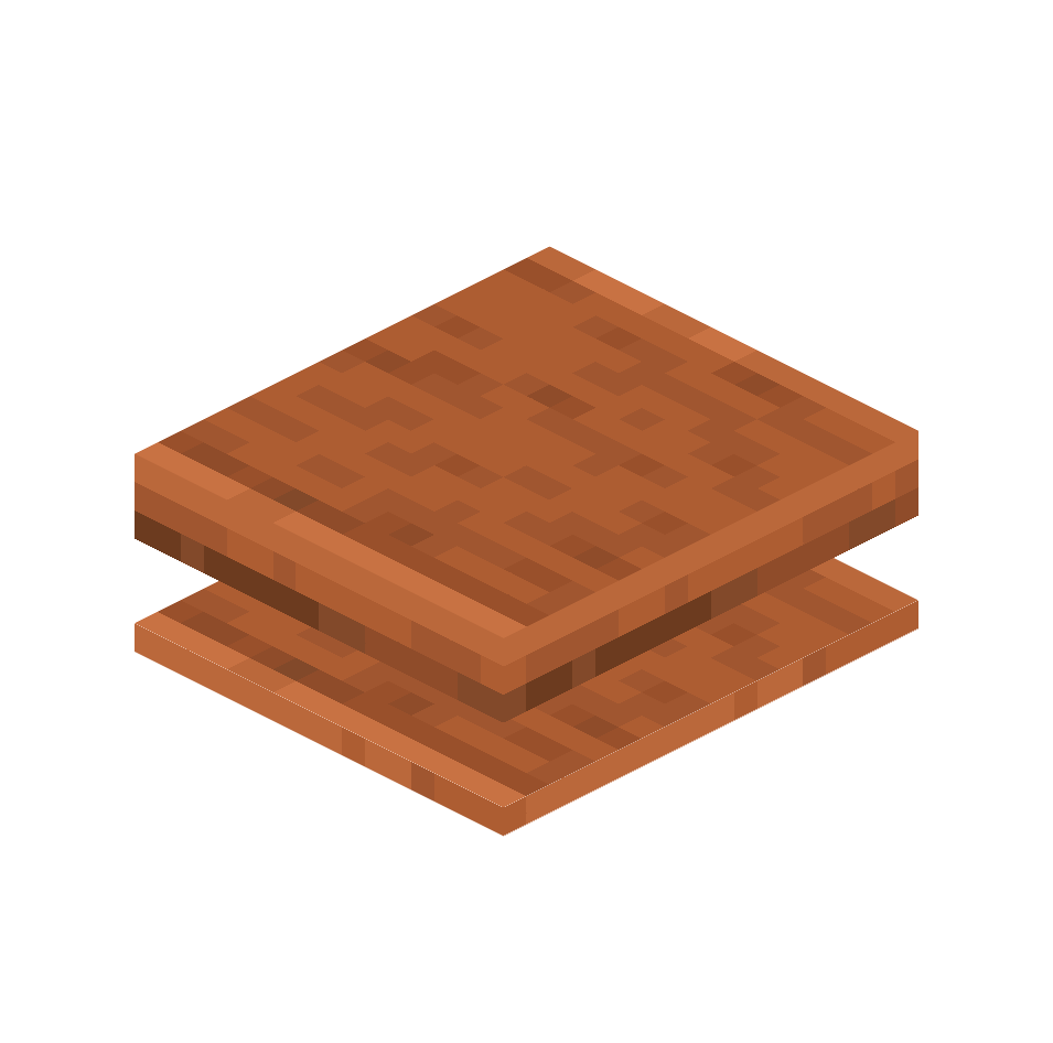 середина стола из акации, acacia_table_middle — предмет ресурспака minecraft специально для сервера foxward