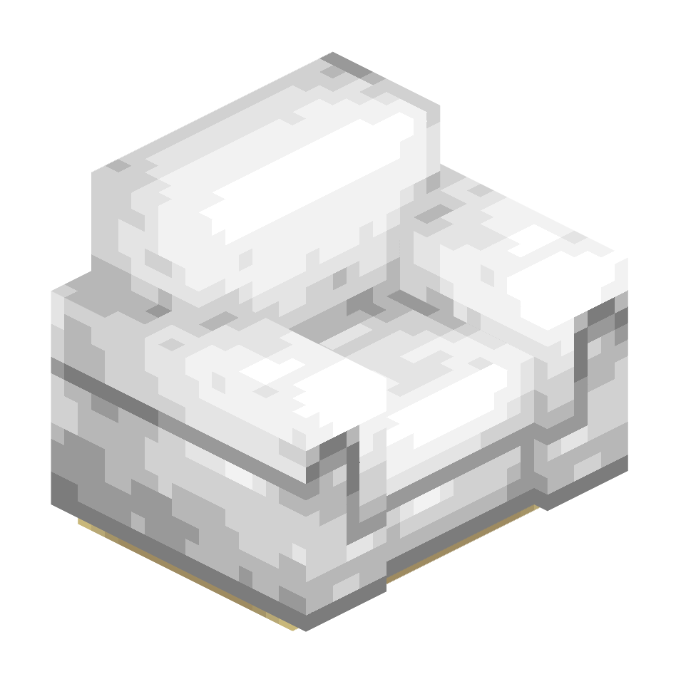 березовое кресло, birch_armchair — предмет ресурспака minecraft специально для сервера foxward