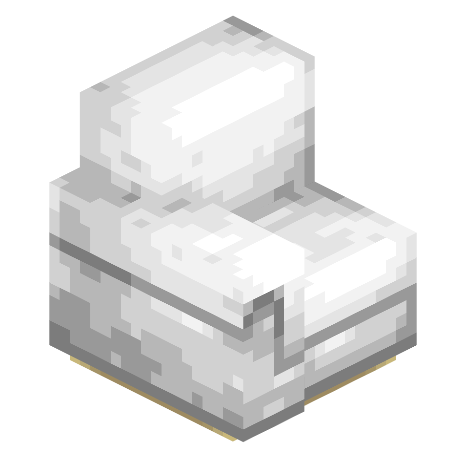 левый край березового дивана, birch_couch_left — предмет ресурспака minecraft специально для сервера foxward