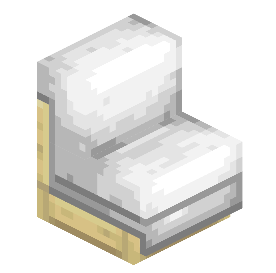 середина березового дивана, birch_couch_middle — предмет ресурспака minecraft специально для сервера foxward