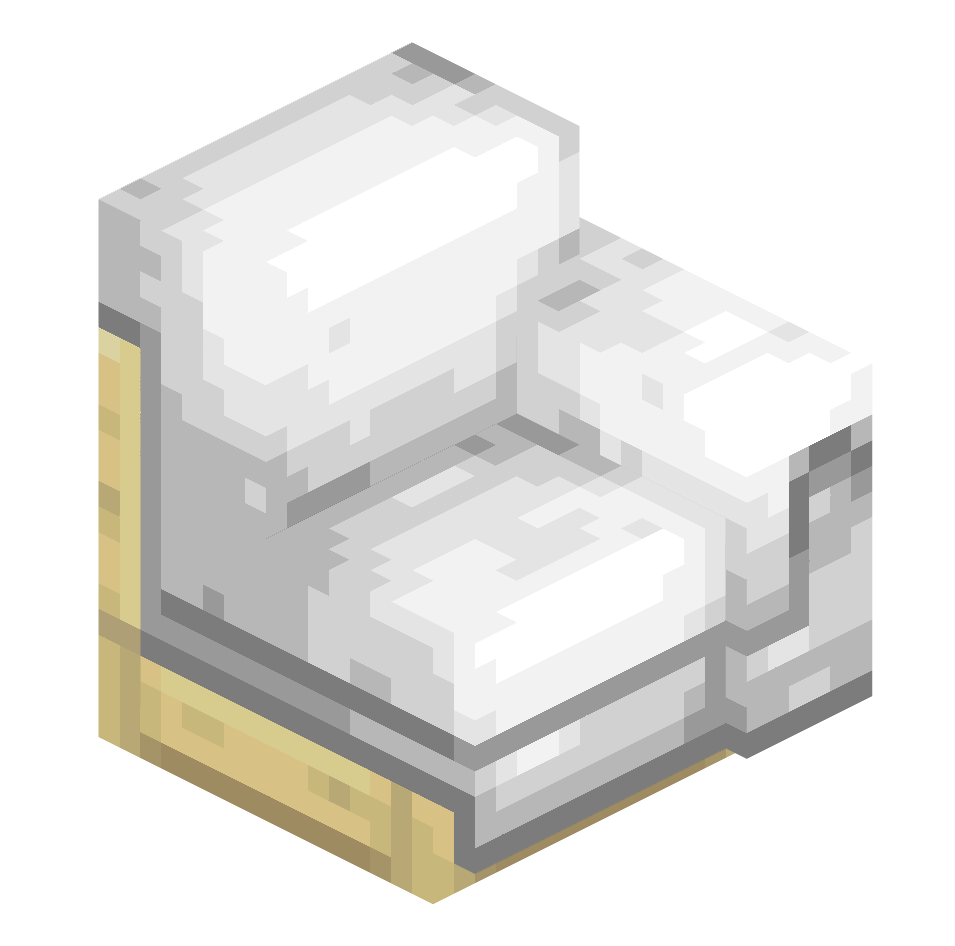 правый край березового дивана, birch_couch_right — предмет ресурспака minecraft специально для сервера foxward