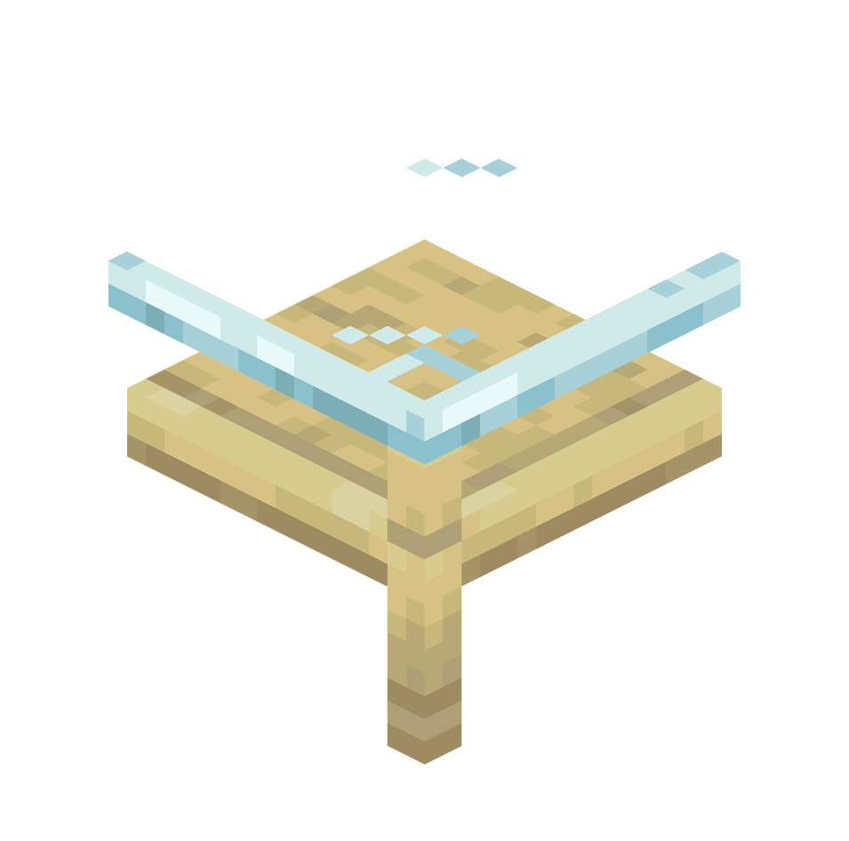 угол березового стола, birch_table_corner — предмет ресурспака minecraft специально для сервера foxward