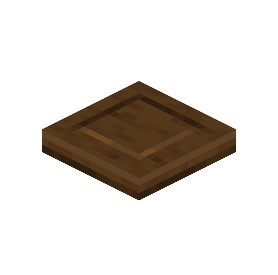центр стола из темного дуба, dark_oak_table_center — предмет ресурспака minecraft специально для сервера foxward