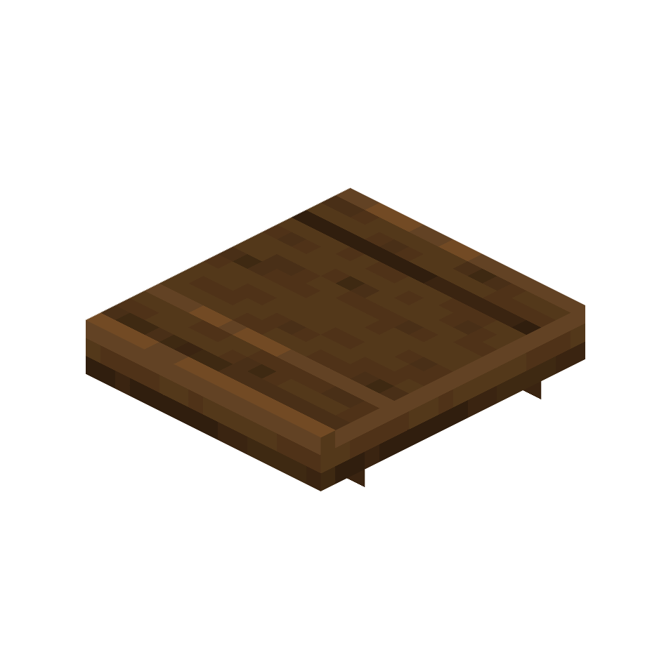 середина стола из темного дуба, dark_oak_table_middle — предмет ресурспака minecraft специально для сервера foxward