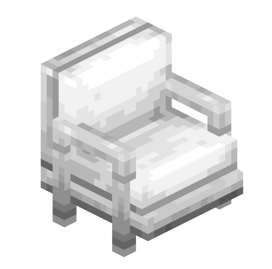 железное кресло, iron_armchair — предмет ресурспака minecraft специально для сервера foxward